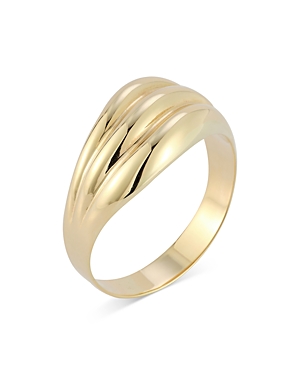 Bloomingdale's 14K Yellow Gold Triple Wave Ring - 100% Exclusive