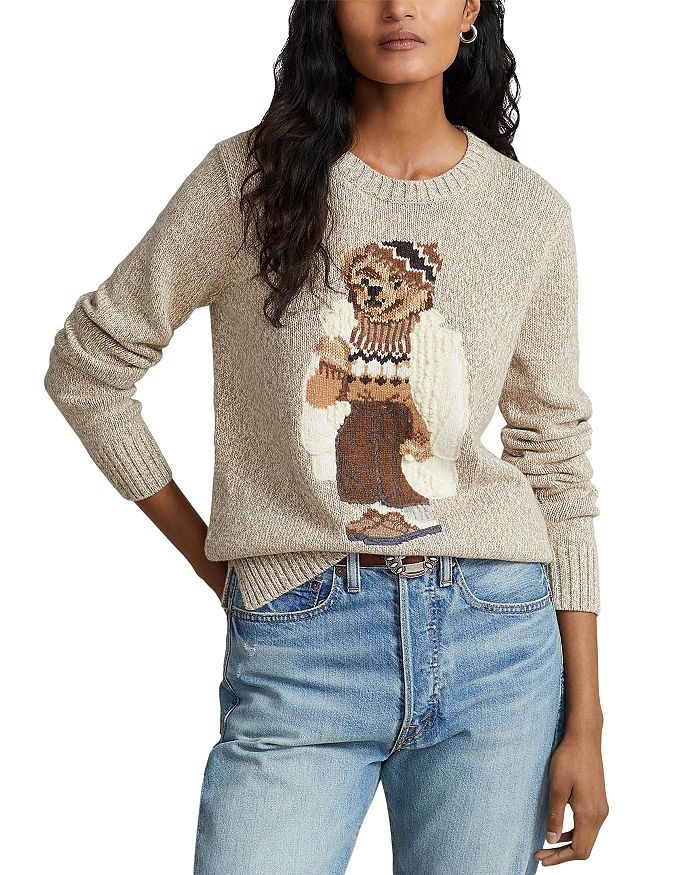 Ralph Lauren Intarsia Knit Polo Bear Sweater