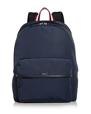 Bally Nylon Backpack In Blue