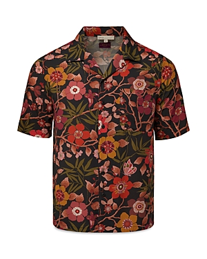 Onia Vacation Short Sleeve Printed Button Front Camp Shirt