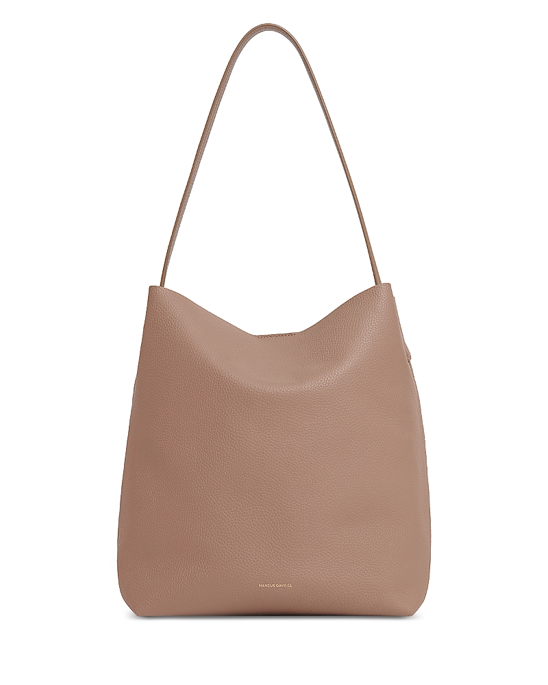 Mansur Gavriel Everyday Cabas Leather Tote Bag In Biscotto/warm Gold