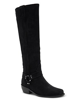 Free People - Women's Lockhart Suede Harness Knee High Boots