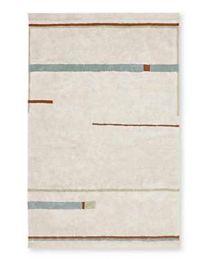 Lorena Canals Washable Rug Lane In Ivory/blue