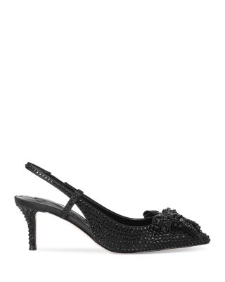 Women&#39;s Belgravia Bow Crystal Slip On Slingback Pumps