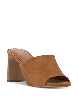 Vince Camuto Women's Alyysa High Heel Slide Sandals In Brown