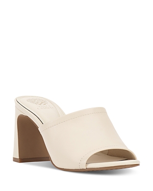 Vince Camuto Women's Alyysa High Heel Slide Sandals In White