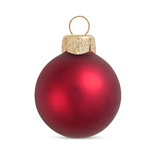 The Whitehurst Company, Llc The Whitehurst Company Ball Ornaments, Set Of 40 In Red Matte