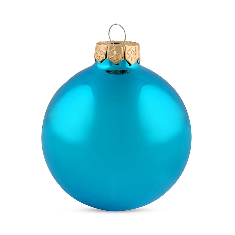 The Whitehurst Company, Llc The Whitehurst Company Ball Ornaments, Set Of 40 In Turquoise
