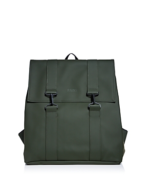 Shop Rains Msn Faux Leather Backpack In Green