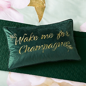 Ted Baker Wake Me For Champagne Decorative Pillow In Forest Green