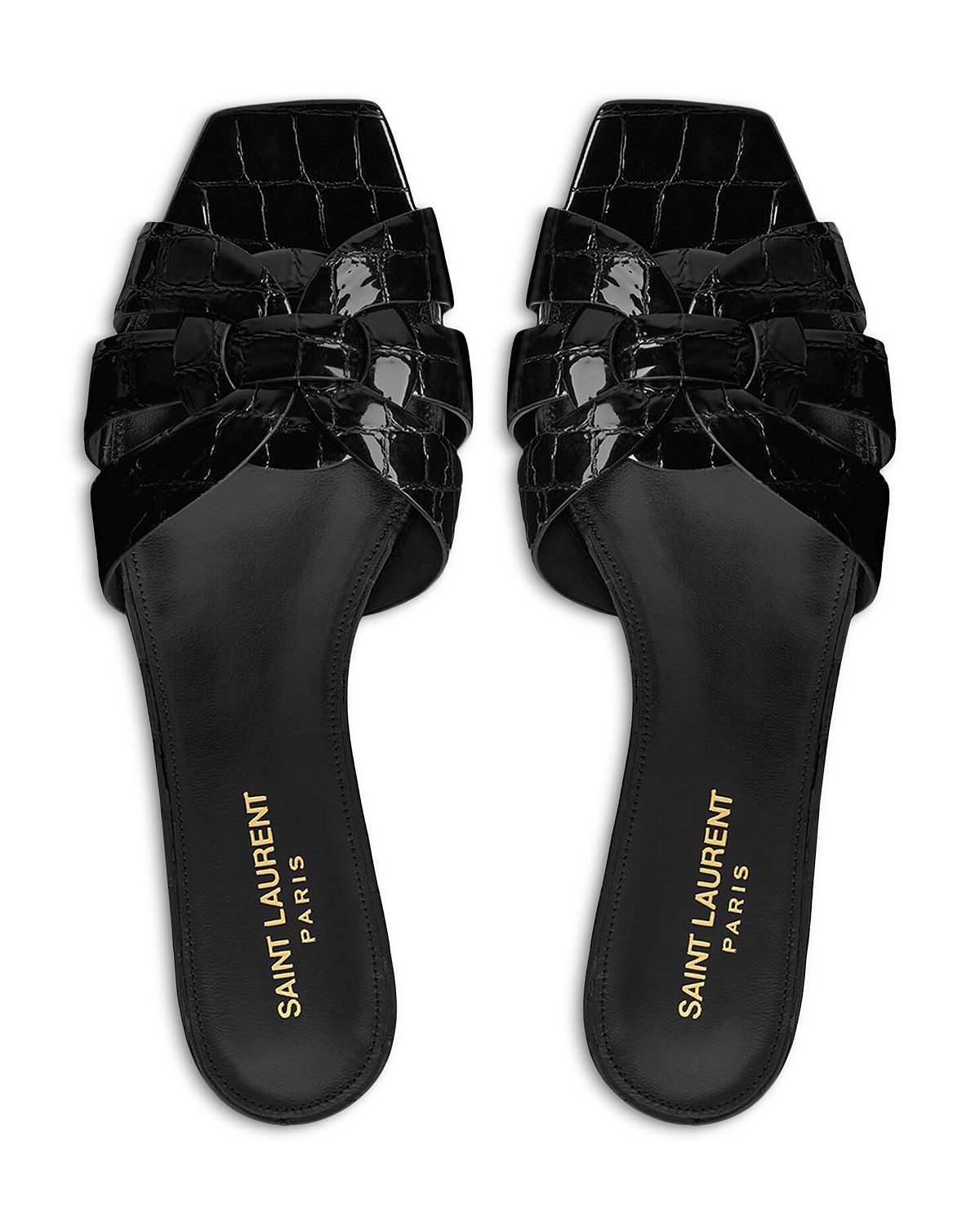 Saint Laurent Women's Tribute Mule Slides