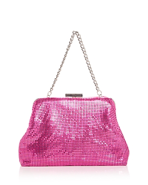 Aqua Markle Mesh Frame Shoulder Bag - 100% Exclusive In Ultra Pink