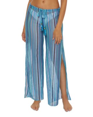 BECCA® by Rebecca Virtue - Seaside Crochet Pants Cover Up