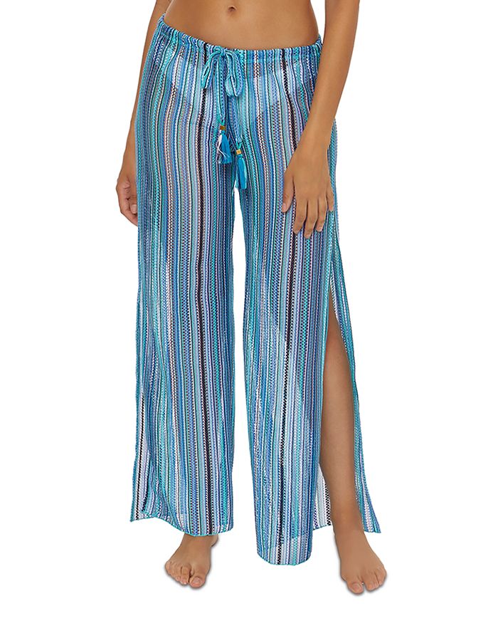 BECCA® by Rebecca Virtue Seaside Crochet Pants Cover Up Bloomingdale's