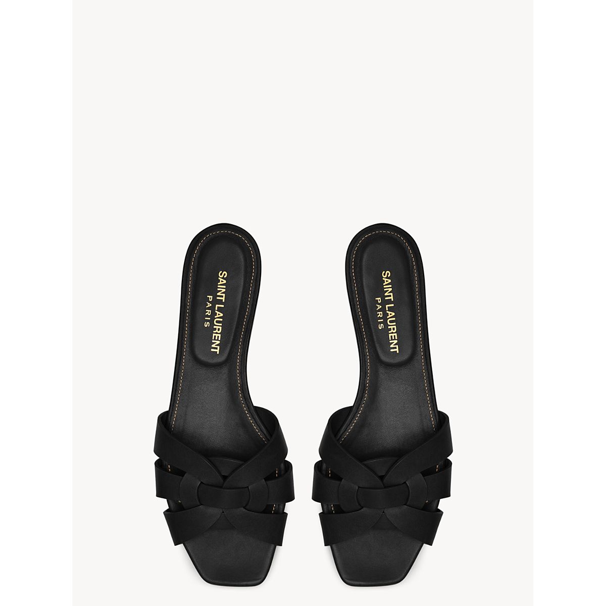 Saint Laurent Women's Tribute Mule Slides