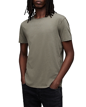 Shop Allsaints Figure Tee In Planet Grey