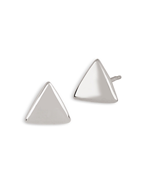 Bloomingdale's Flat Triangle Stud Earrings in Sterling Silver