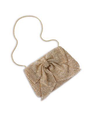 Jolene Diamante Small Bow Clutch