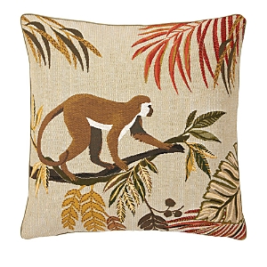 Yves Delorme Pasha Monkey Decorative Pillow, 18 X 18 In Beige