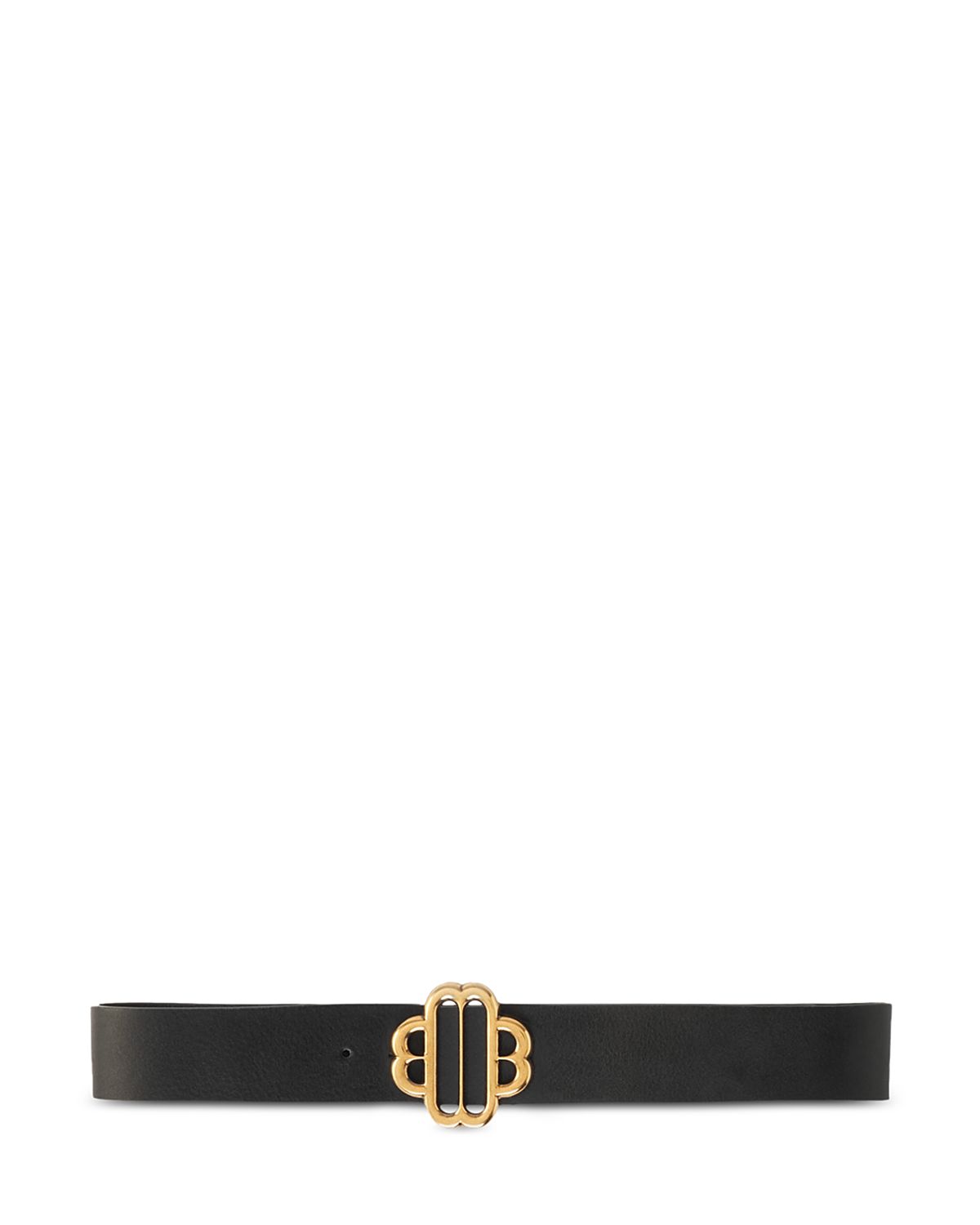 Maje Women's 123 Clover Leather Belt