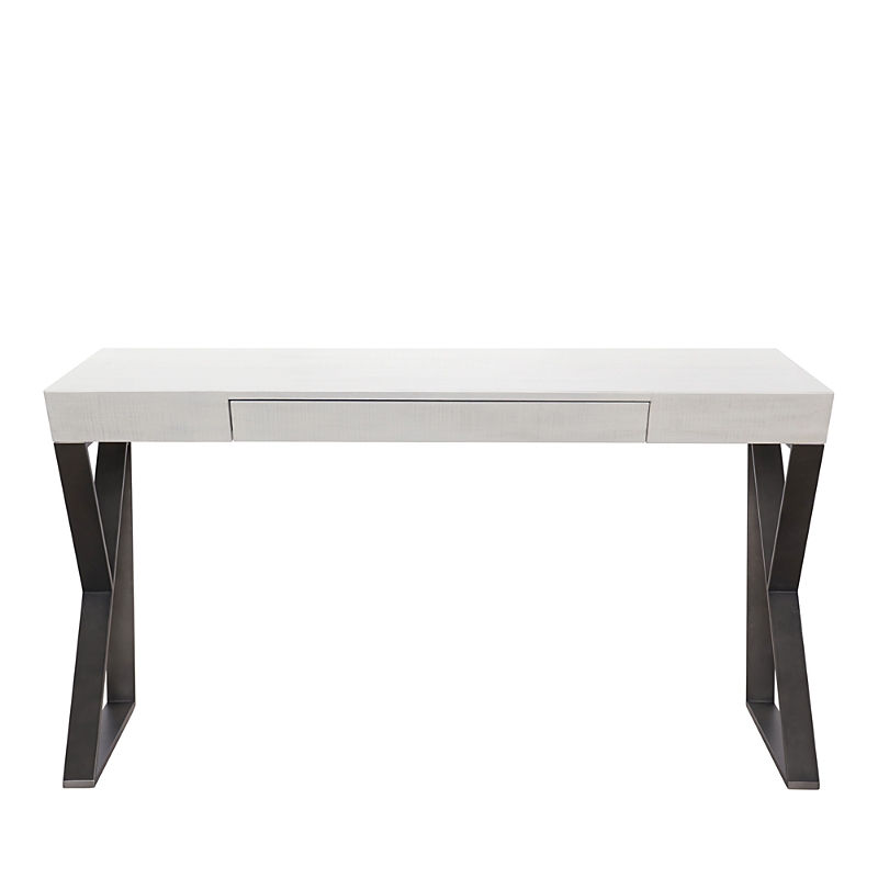 Universal Bloomingdale's Ronan Writing Desk In White/black