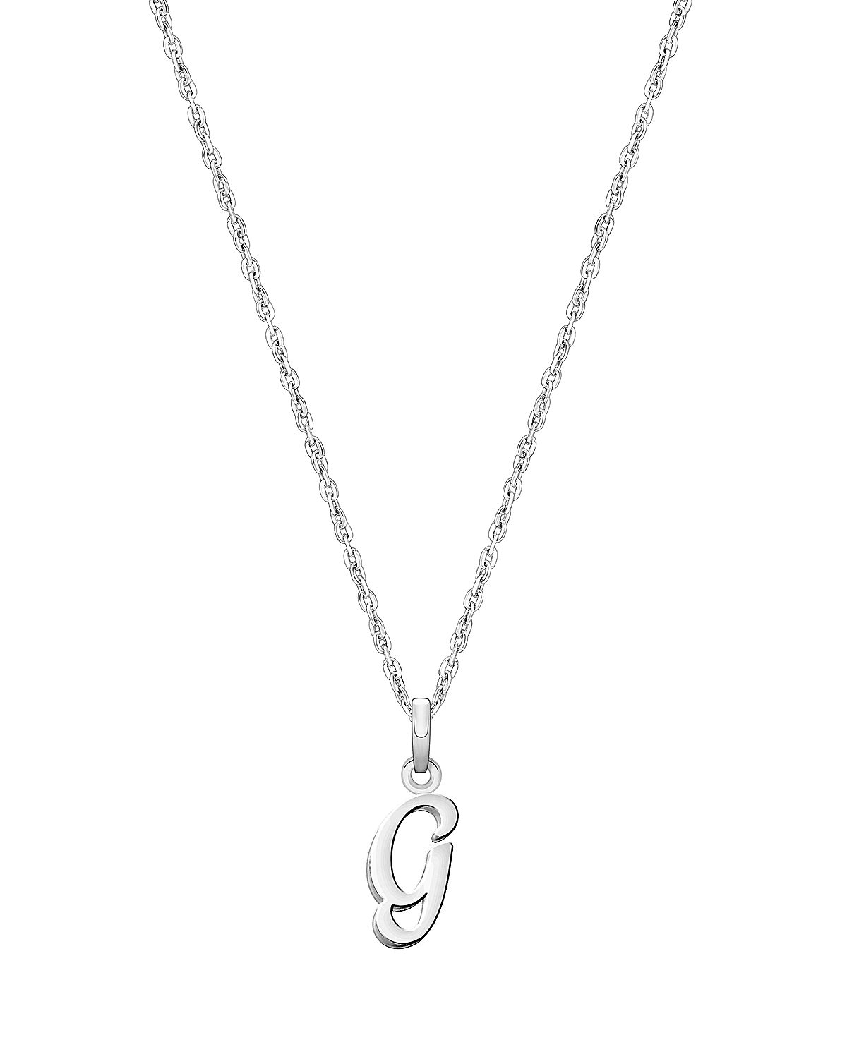 Tiny Blessings Girls' Sterling Silver Initial 13-14 Necklace - Children
