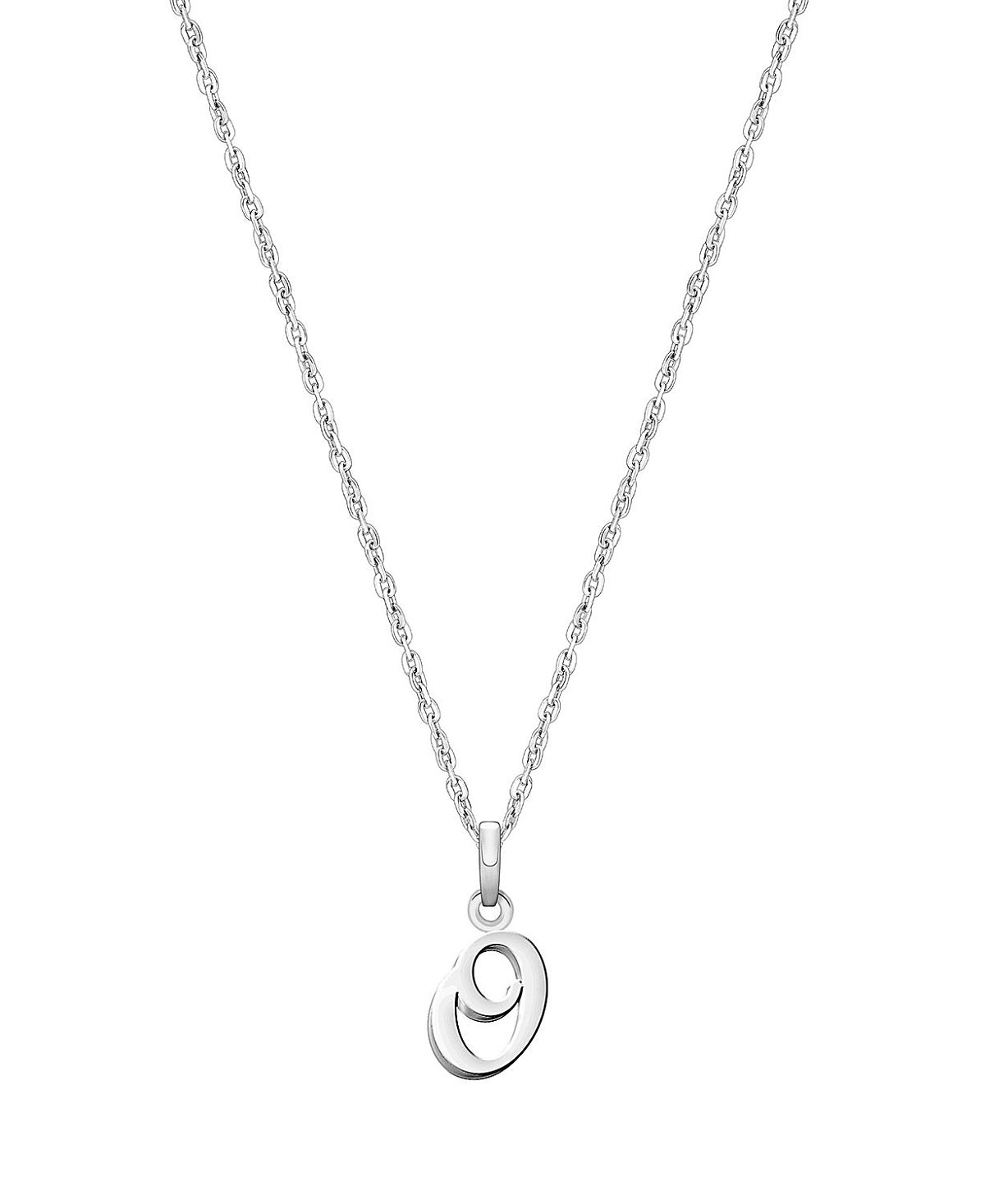 Tiny Blessings Girls' Sterling Silver Initial 13-14 Necklace - Children