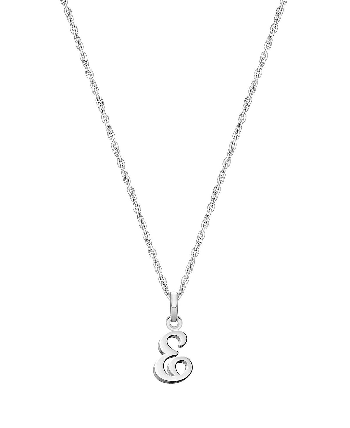 Tiny Blessings Girls' Sterling Silver Initial 13-14 Necklace - Children