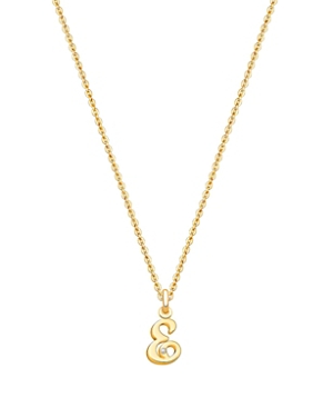 Tiny Blessings Girls' 14k Gold Diamond Initial 13-14 Necklace - Baby, Little Kid, Big Kid In 14k Gold - E