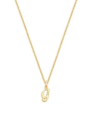 TINY BLESSINGS GIRLS' 14K GOLD DIAMOND INITIAL 13-14 NECKLACE - BABY, LITTLE KID, BIG KID