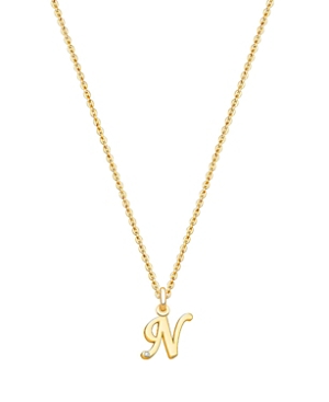 Tiny Blessings Girls' 14k Gold Diamond Initial 13-14 Necklace - Baby, Little Kid, Big Kid In 14k Gold - N