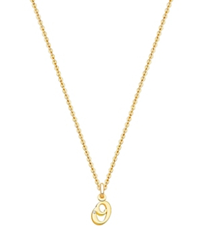 Tiny Blessings Girls' 14k Gold Diamond Initial 13-14 Necklace - Baby, Little Kid, Big Kid In 14k Gold - O