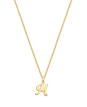 Tiny Blessings Girls' 14k Gold Diamond Initial 13-14 Necklace - Baby, Little Kid, Big Kid In 14k Gold - M