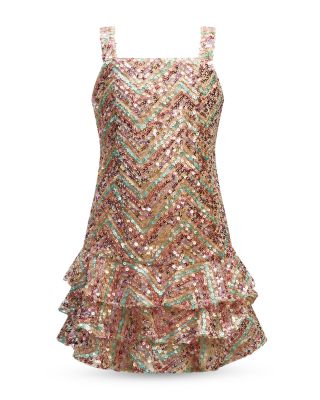 Bardot - Girls' Hannah Sequin Dress - Little Kid, Big Kid