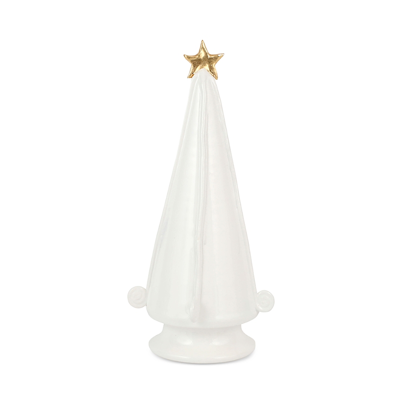 Vietri Foresta Green Medium Tree With Swirl With $30 Credit In White