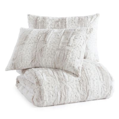 Snow Leopard Comforter Set, Full/Queen