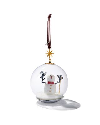 Snowman Snow Globe Ornament
