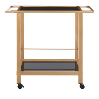 Gaelle Two Tier Bar Cart with Handles