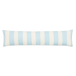 Anchal Cabana Stripe Xl Lumbar Pillow In Blue