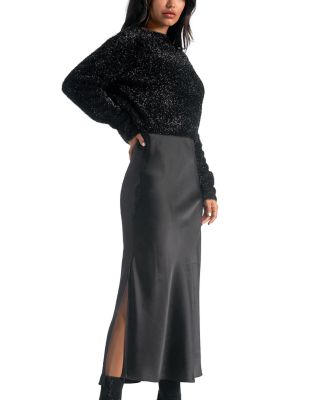 Metallic Sweater and Dress Set
