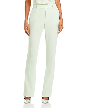 Shop Cinq À Sept Cinq A Sept Kerry Slim Straight Leg Pants In Peridot