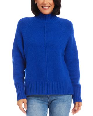 Raquel Ribbed Turtleneck Sweater Tank in Ecru - Karen Kane 3L89142