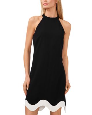 CeCe - Wavy Contrast Mini Dress