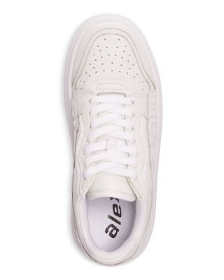 Women's Cloud Platform Puff Logo Lace Up Sneakers 