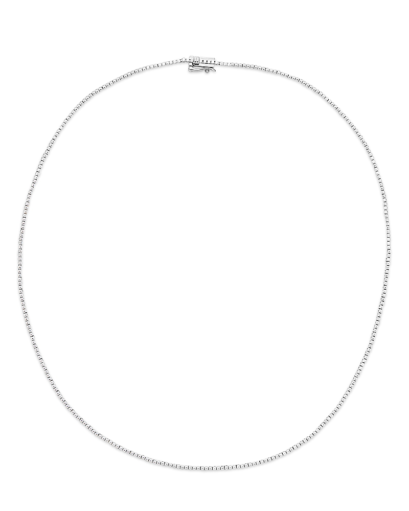 Bloomingdale's Fine Collection Diamond Tennis Necklace in 14K White Gold, 2.0 tcw