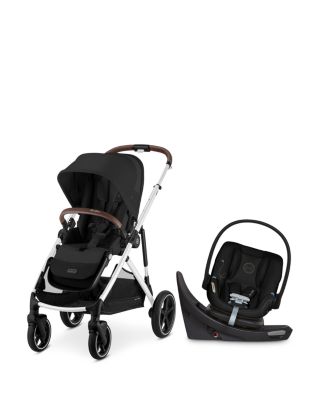 Cybex - Gazelle S Single to Double Travel System Stroller + Aton G Swivel Infant Car Seat with SensorSafe
