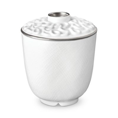 L&#039;Objet Han Platinum Tea Cup with Lid
