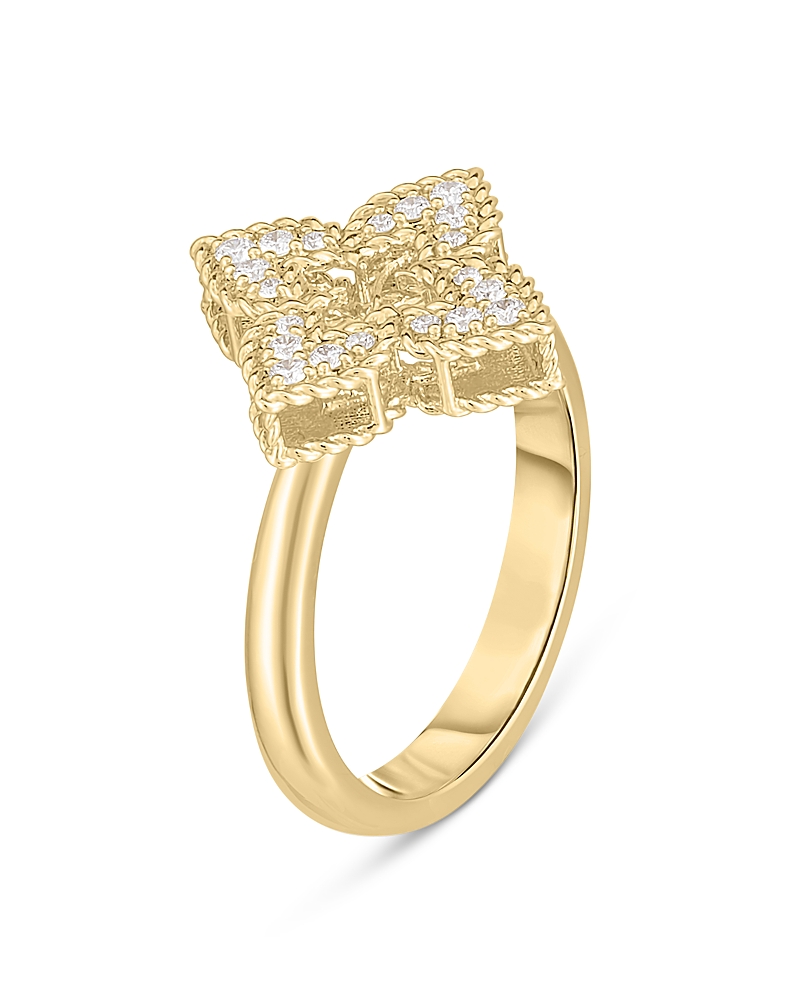 Roberto Coin 18k Yellow Gold Petite Venetian Princess Diamond Ring, 0.15 Ct. Tw. In Gold