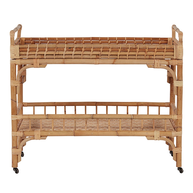 Universal Getaway 5'oclock Bar Cart In Brown