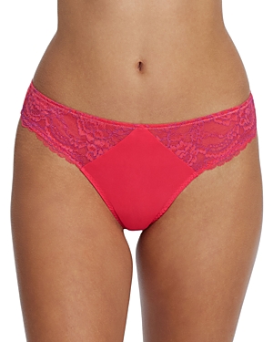 Skarlett Blue Minx Lace Front Thong In Passion